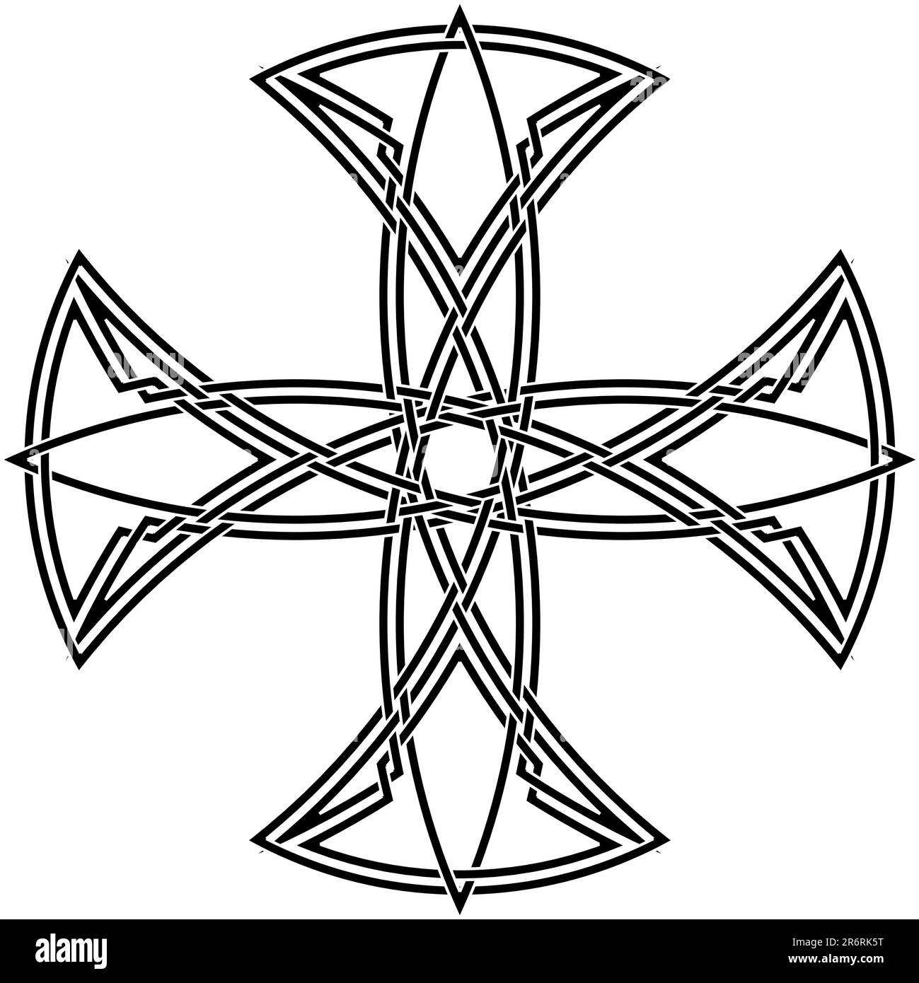 Fichier vectoriel du nœud celtique Illustration de Vecteur