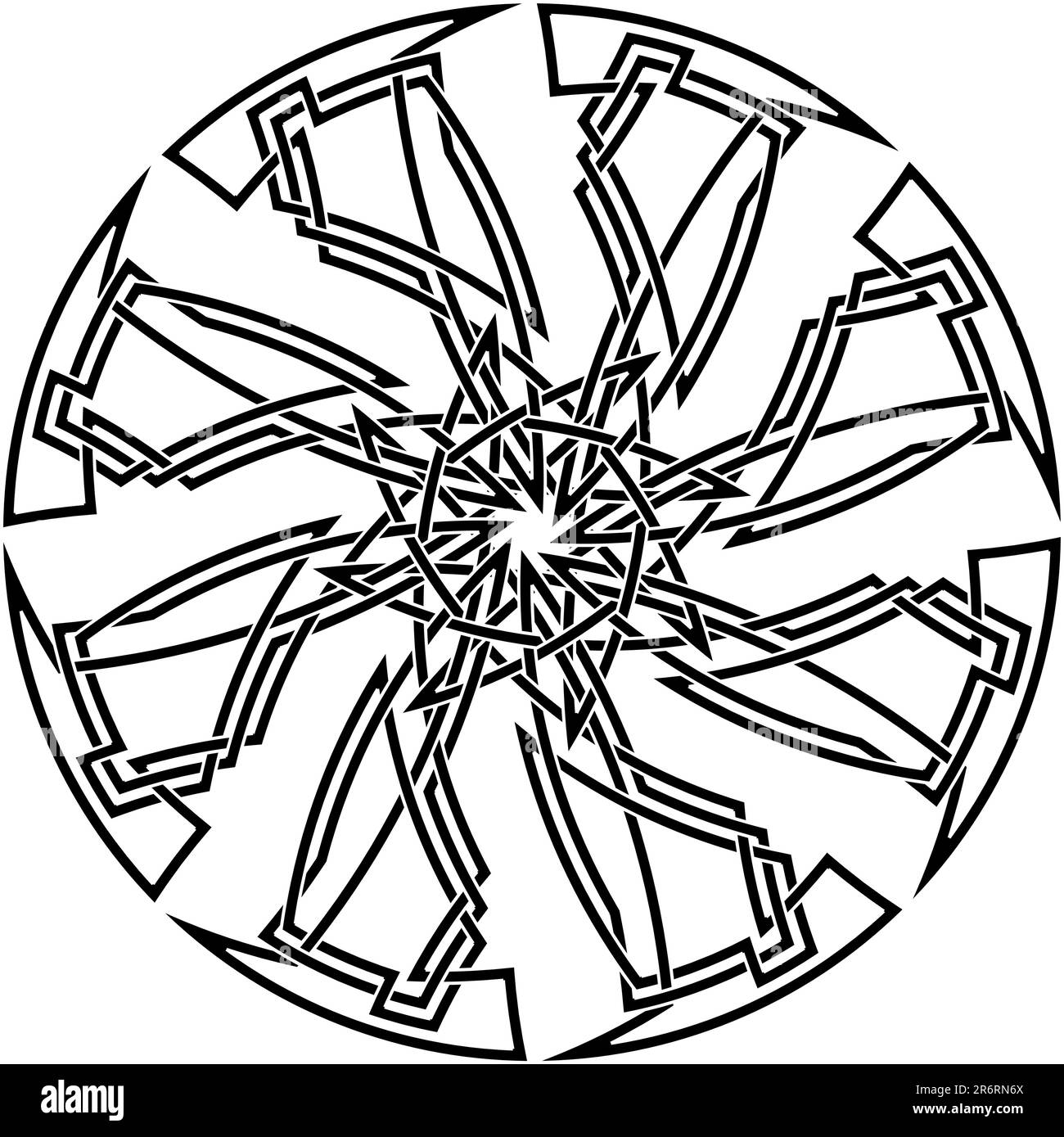 Fichier vectoriel du nœud celtique Illustration de Vecteur