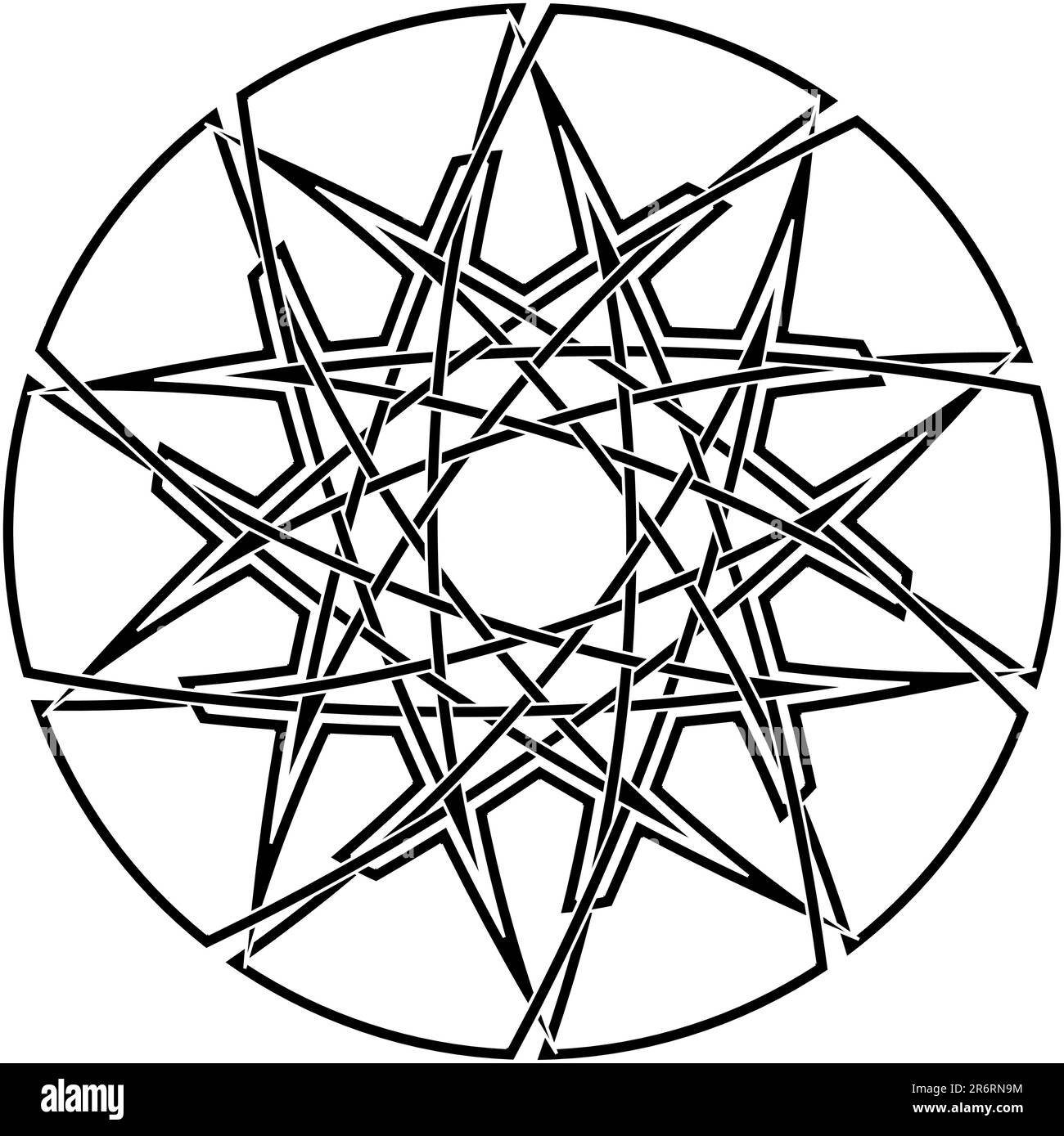 Dessin vectoriel du nœud celtique Illustration de Vecteur