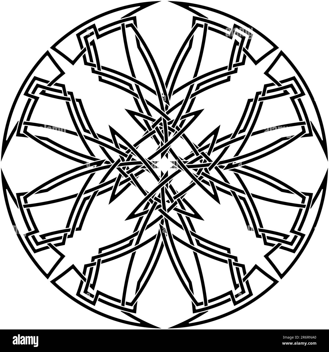 Fichier vectoriel du nœud celtique Illustration de Vecteur