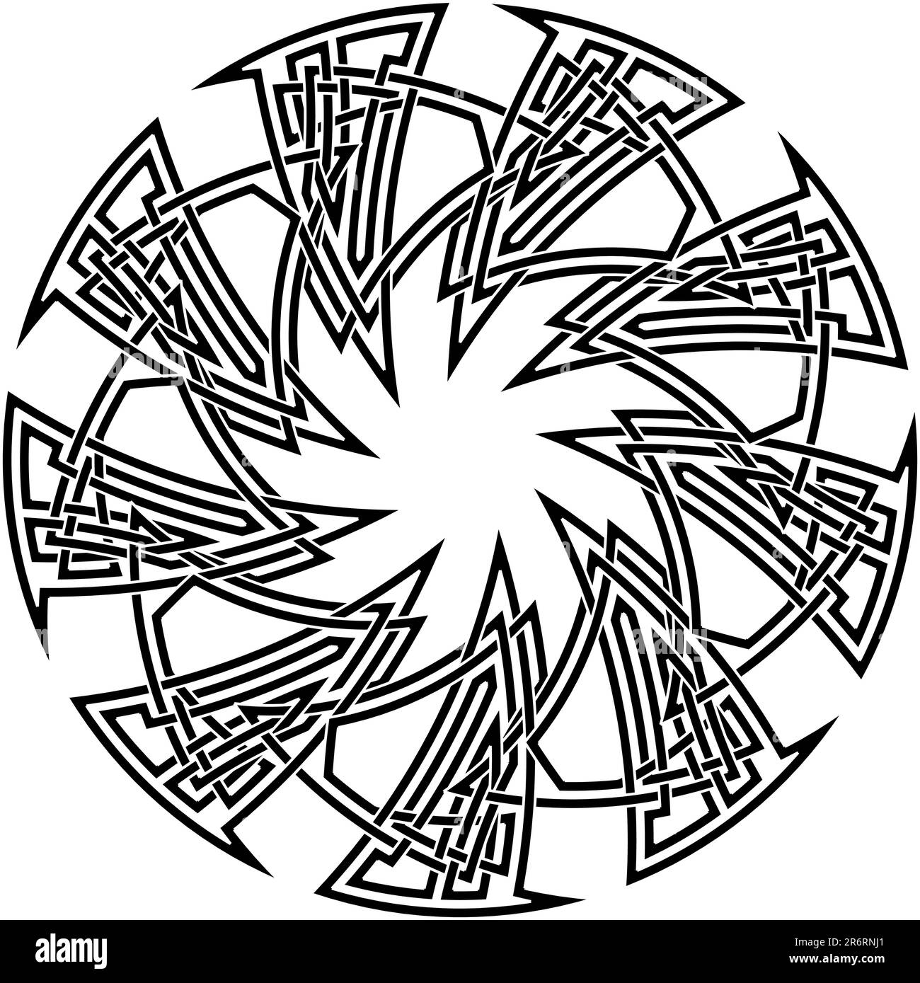 Dessin vectoriel du nœud celtique Illustration de Vecteur