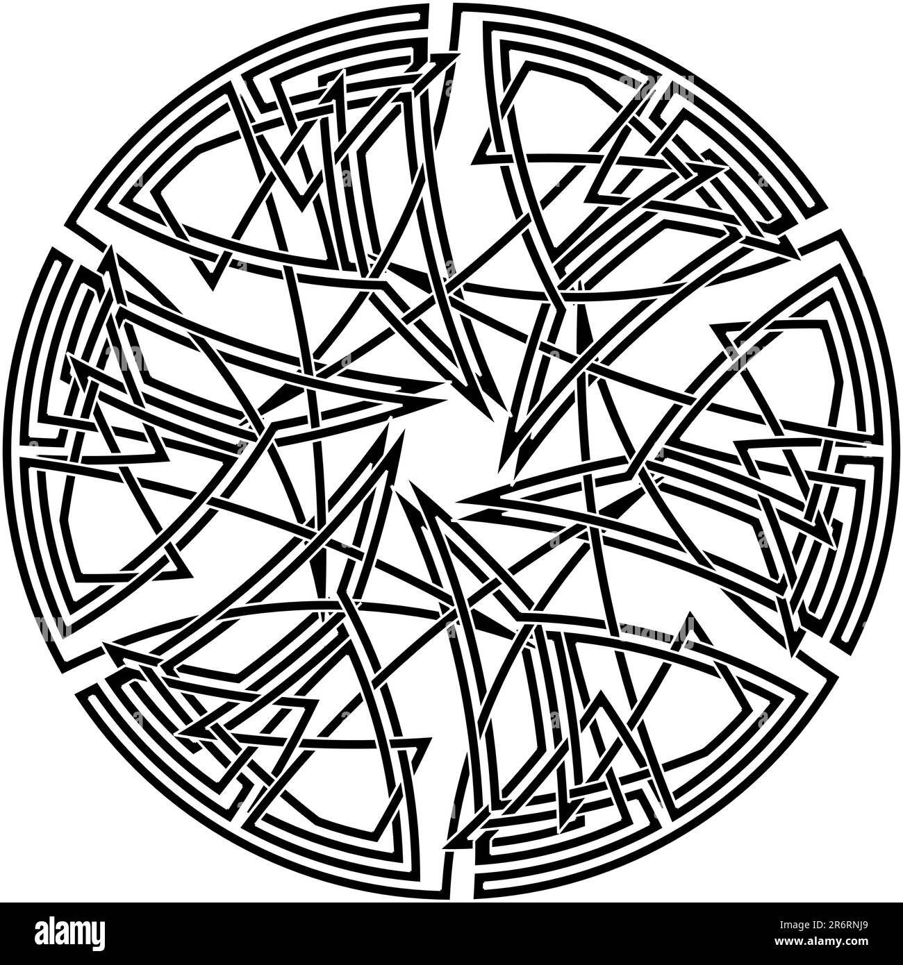 Fichier vectoriel du nœud celtique Illustration de Vecteur