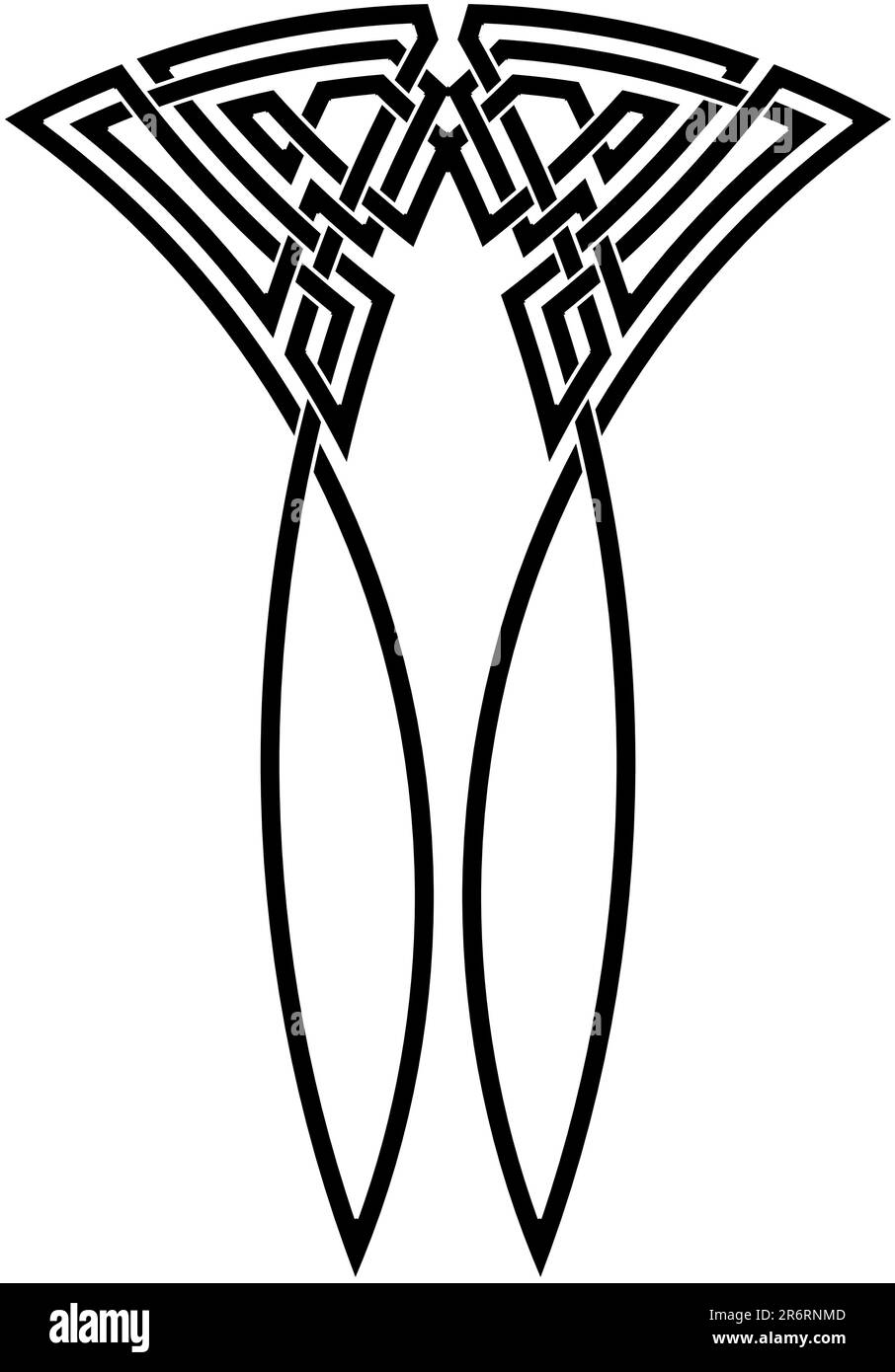 Fichier vectoriel du nœud celtique Illustration de Vecteur