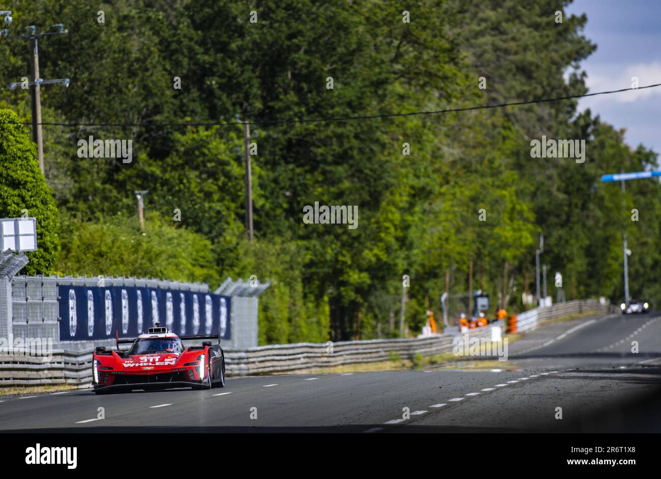 311 DERANI Luis Felipe (BRA), SIMS Alexander (gbr), AITKEN Jack (gbr), action Express Racing, Cadillac V-Series.R, Action pendant les 24 heures du Mans 2023 sur le circuit des 24 heures du Mans de 10 juin à 11, 2023 au Mans, France - photo: Thomas Fenetre/DPPI/LiveMedia Banque D'Images