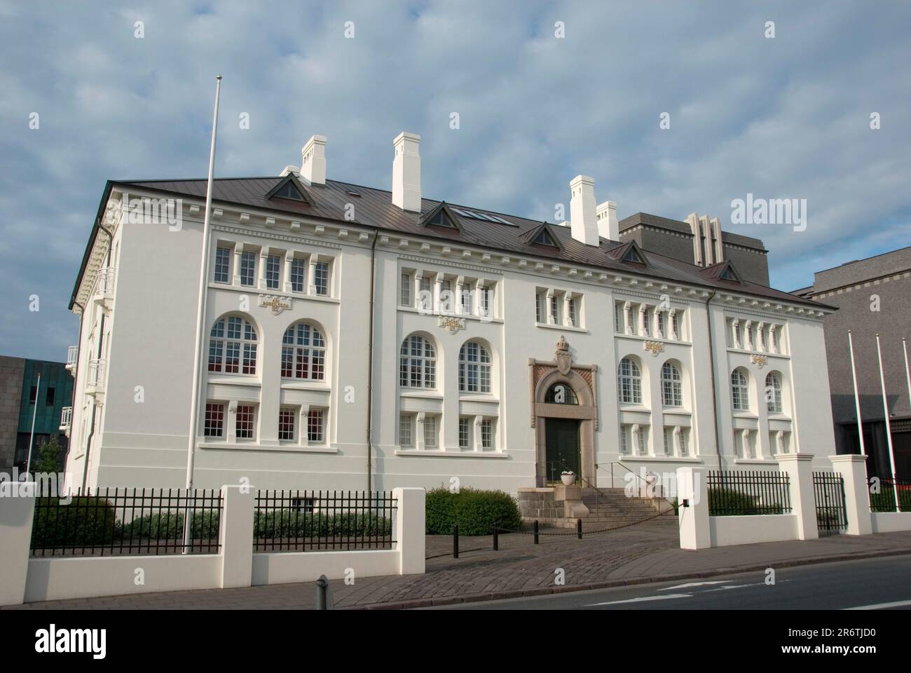 Thjodmenningarhusid, Bibliothèque nationale, Reykjavik, Islande Banque D'Images