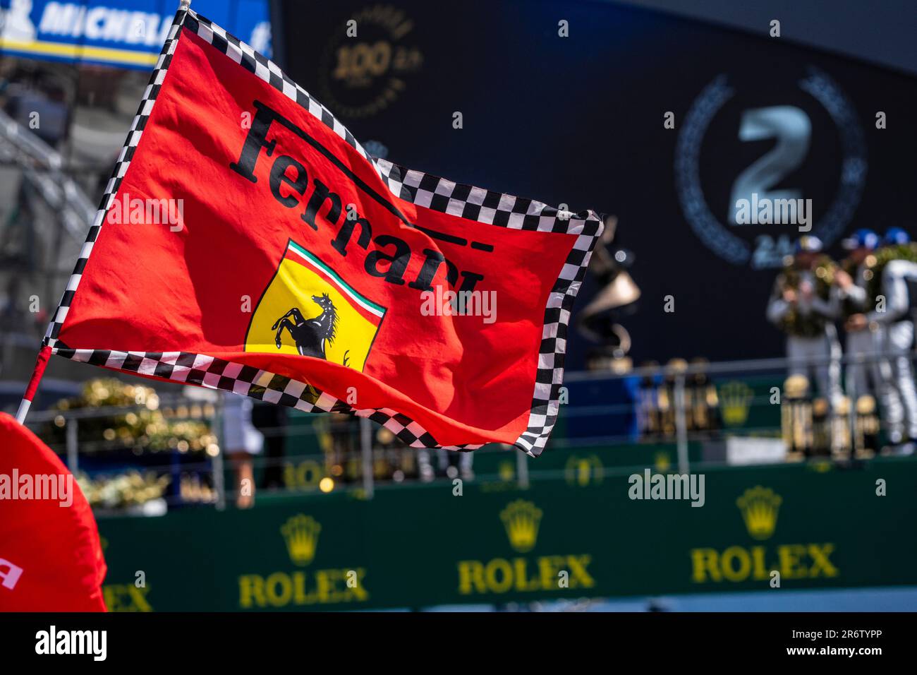 Fanion 24 Heures Du Mans 2025 – Drapeau Collection 15x10 Cm – Auto