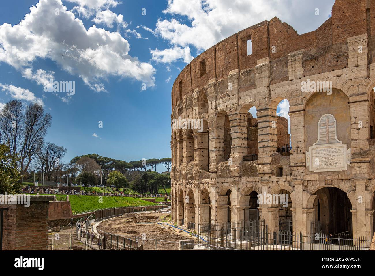 Le Colisée de Rome, symbole principal de Rome, Rome, Italie Banque D'Images