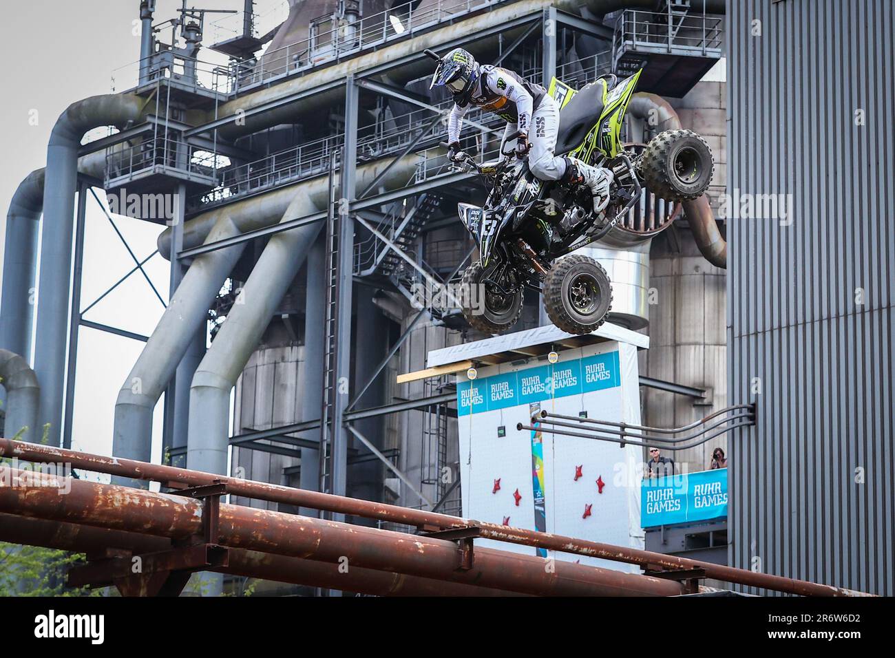 Duisburg, Allemagne 11.06.2023. Tournoi de motocross aux Jeux de la Ruhr 23 à Duisburg. Credit: News NRW / Alamy Live News Banque D'Images