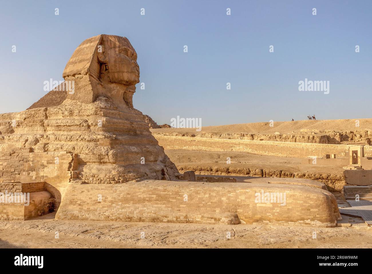 Grand Sphinx de Giza, le Caire Banque D'Images
