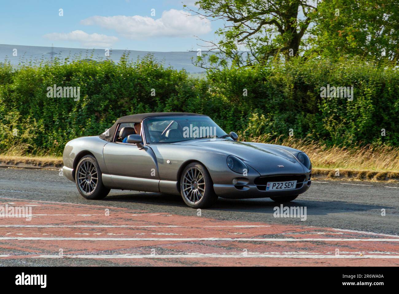 1999 Silver TVR Chimera Roadster Cabriolet au Classic & Performance Motor Show à Hoghton Tower Banque D'Images