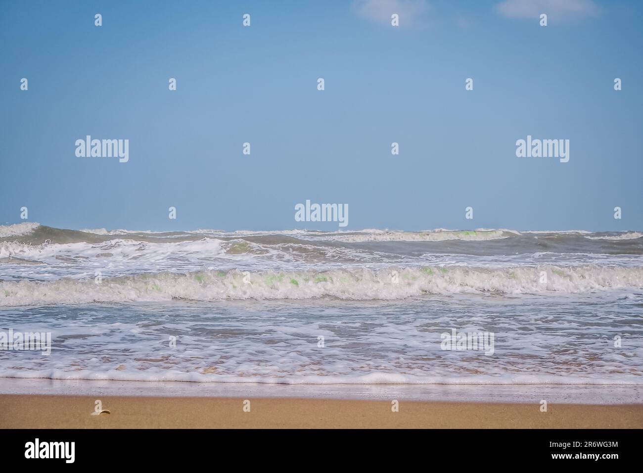 Ondes de surface l'océan sans couture. Dessin animé sous l'eau et la rivière modèle liquide fond de mer l'été et l'idée .émotionnelle Banque D'Images