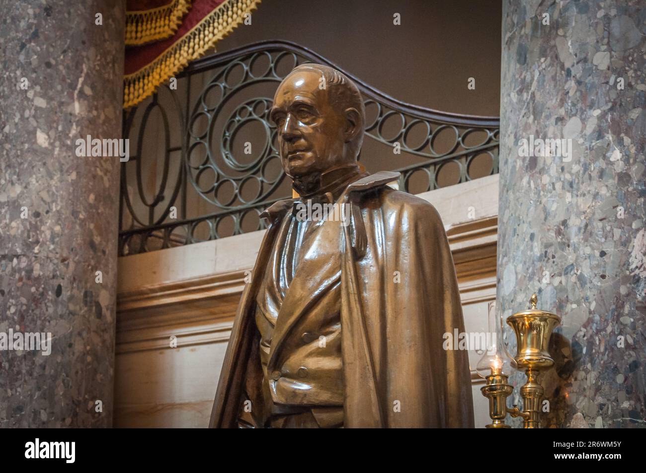 Statue d'Hannibal Hamlin, bâtiment du Capitole des États-Unis, Washington DC, États-Unis Banque D'Images