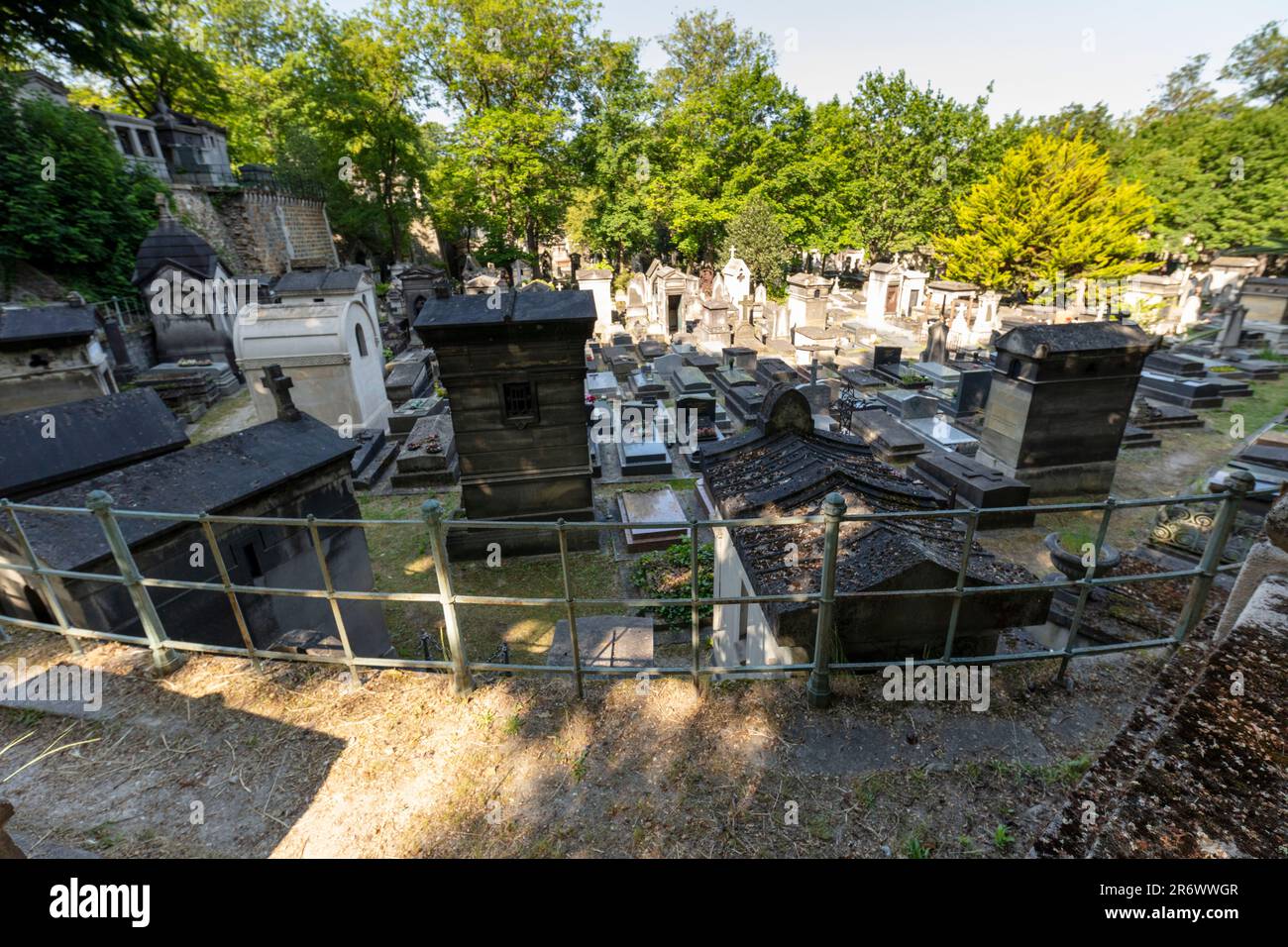 Vue haute résolution sur le légendaire cimetière historique de