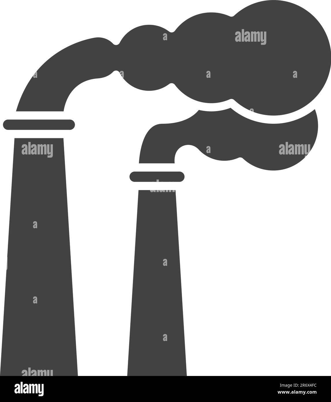 Image vectorielle d'icône de cheminée. Illustration de Vecteur