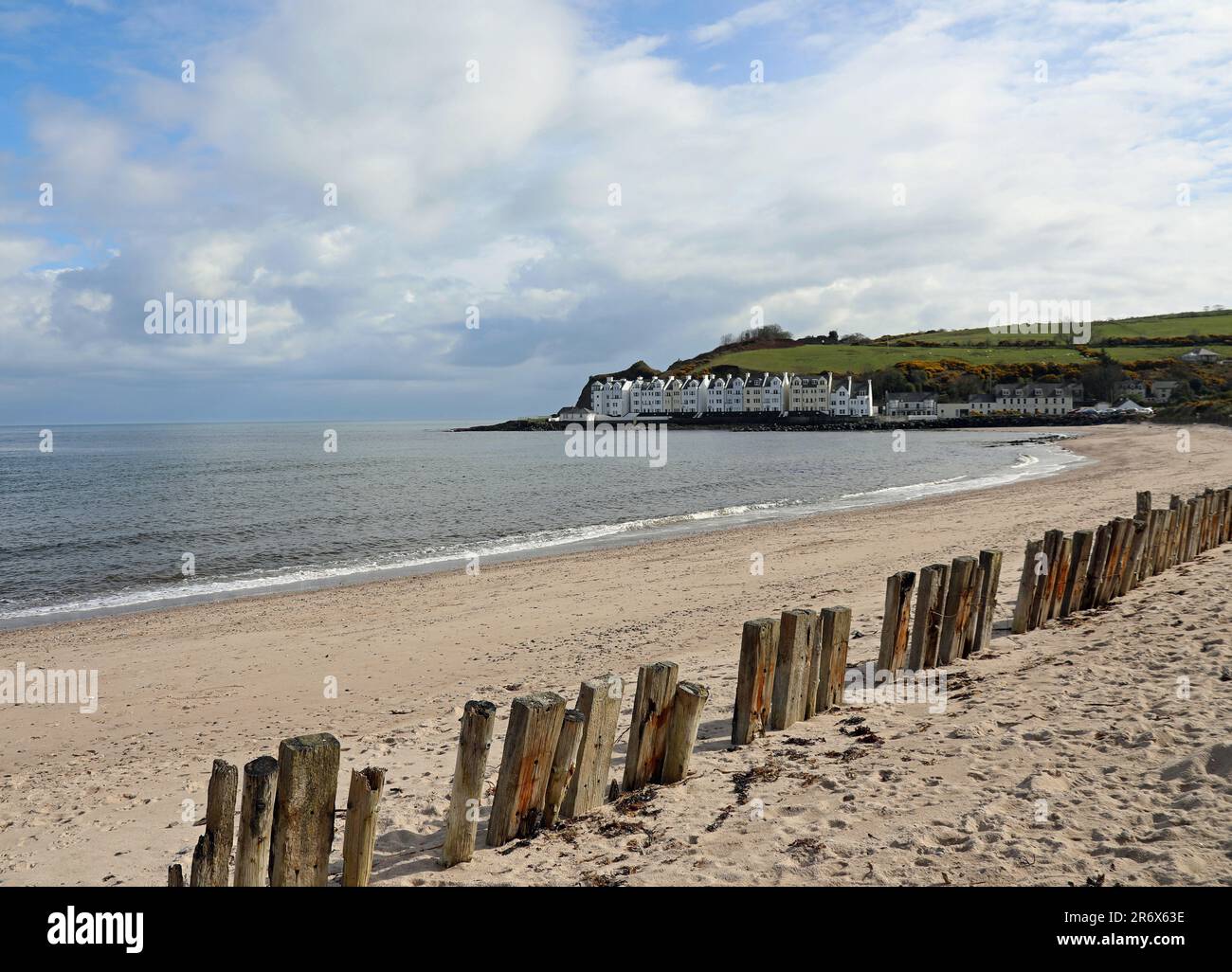 Cushendun dans le comté d'Antrim Banque D'Images