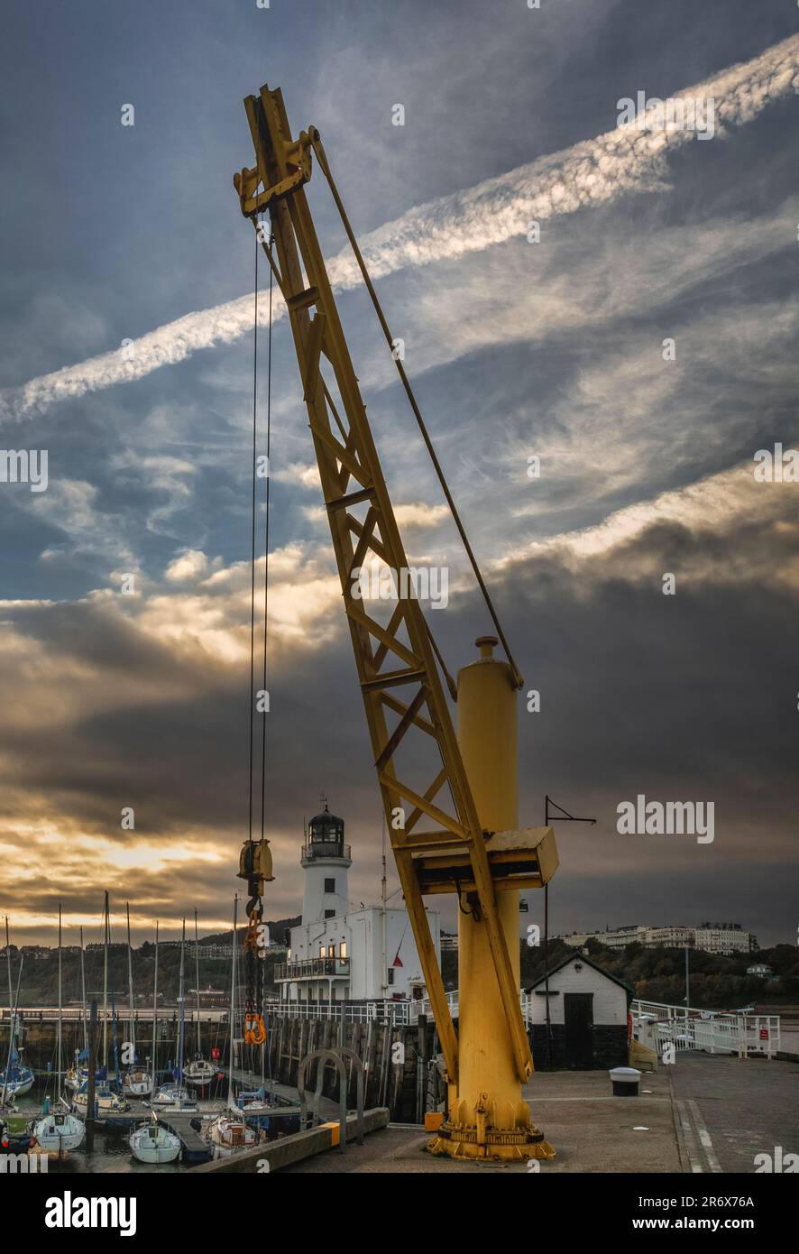 Scarborough, une ville balnéaire dans le district et le comté de North Yorkshire, en Angleterre. Banque D'Images