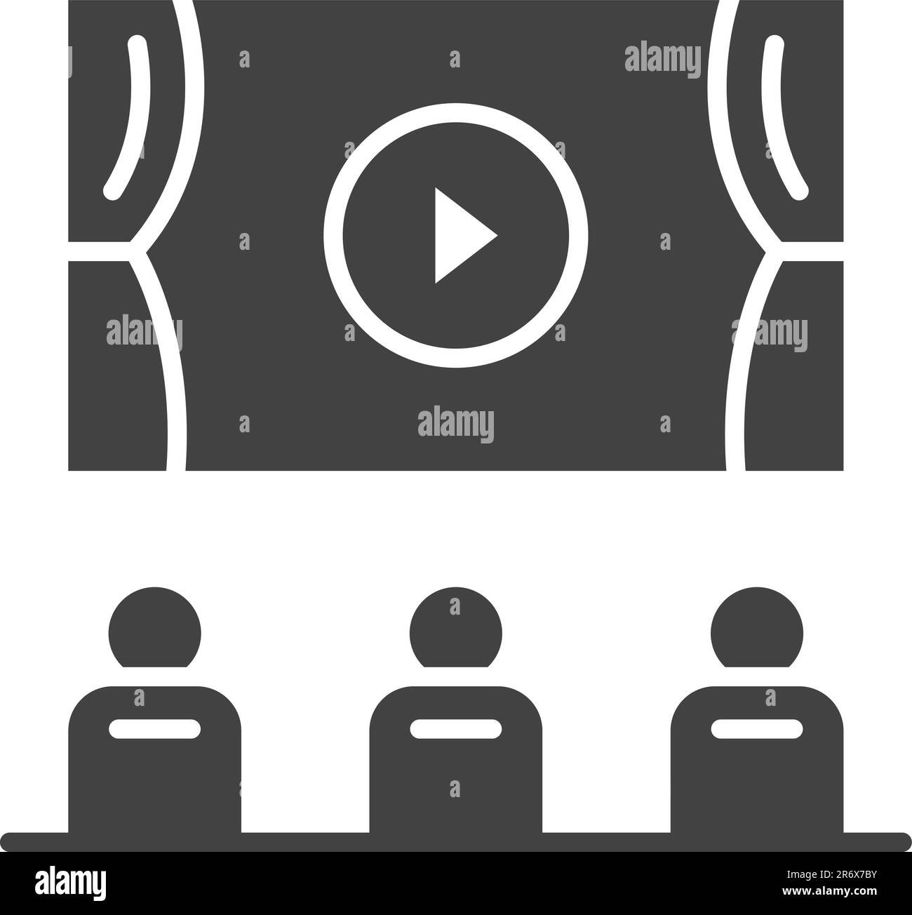 Image vectorielle icône cinéma. Illustration de Vecteur