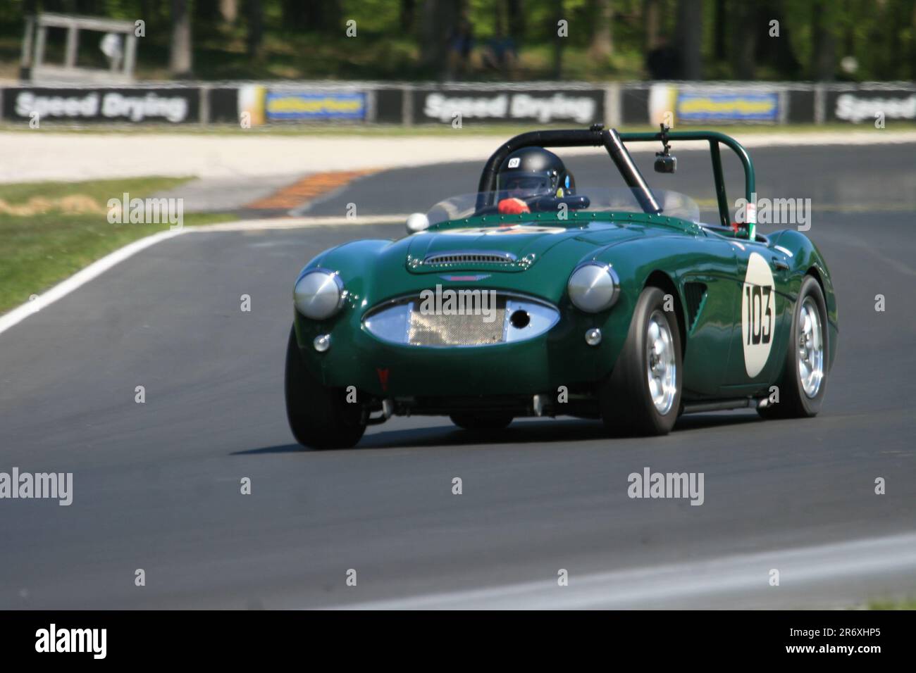 SVRA (Sportcar Vintage Racing Association) au Road America Sports car course à Elkhart Lake, Wisconsin, États-Unis Banque D'Images