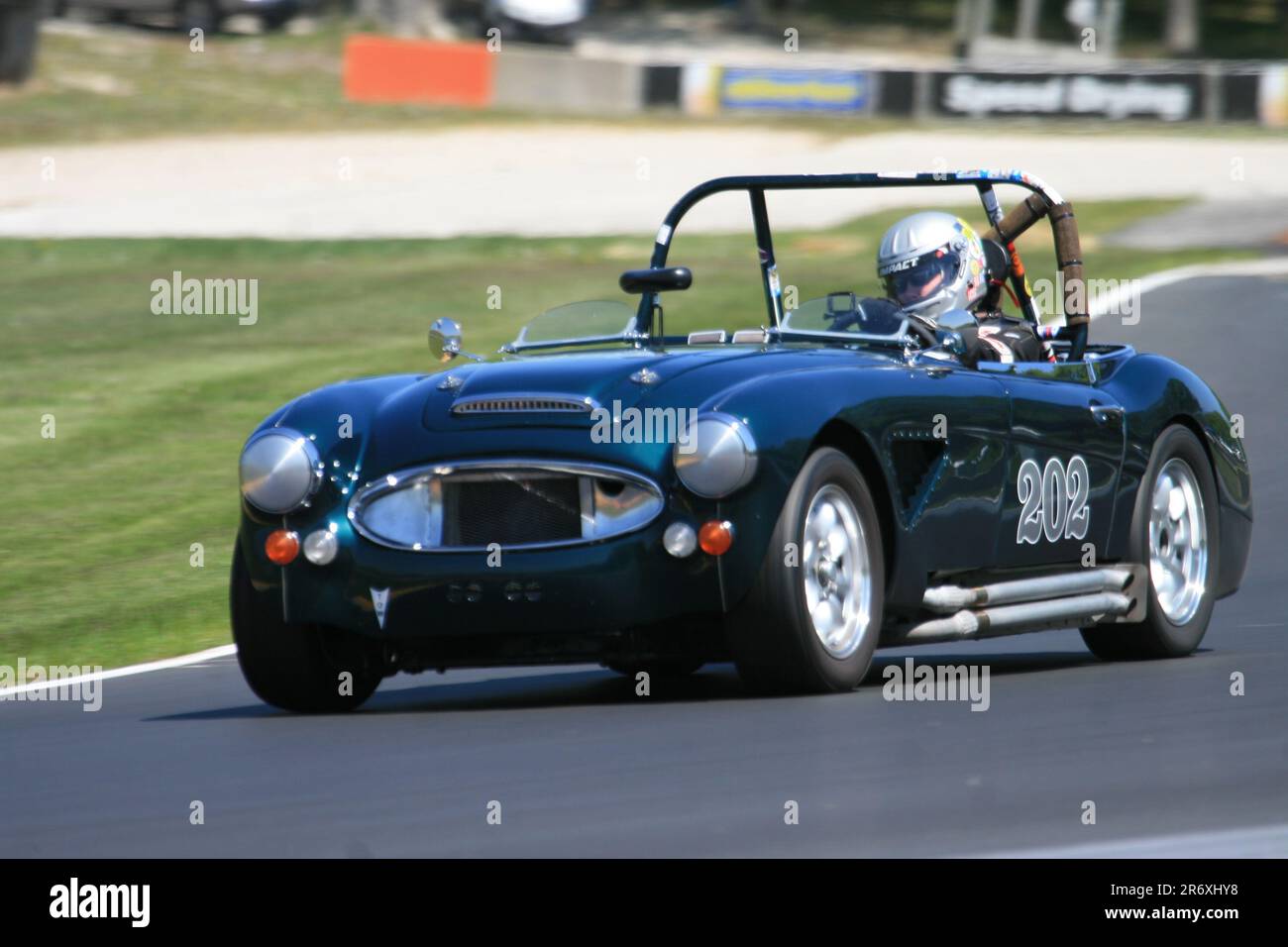 SVRA (Sportcar Vintage Racing Association) au Road America Sports car course à Elkhart Lake, Wisconsin, États-Unis Banque D'Images