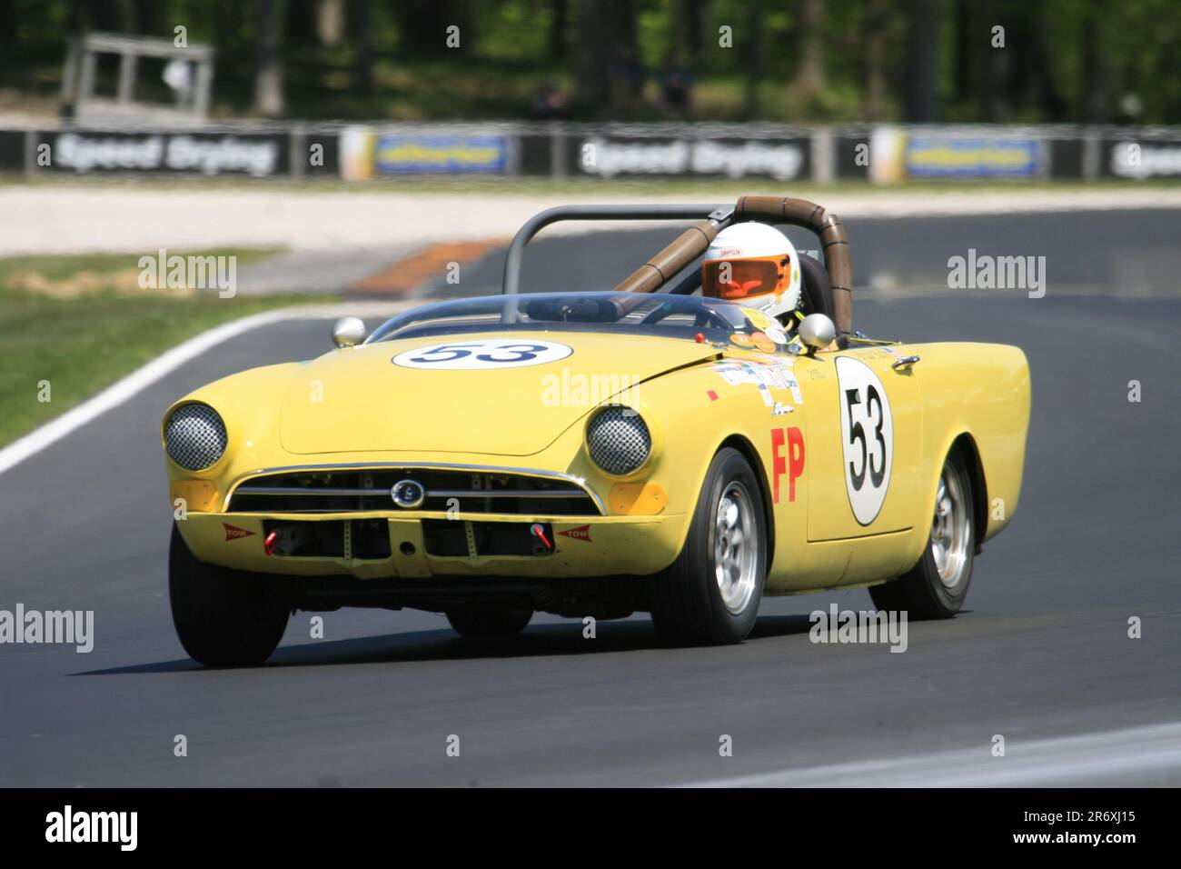 SVRA (Sportcar Vintage Racing Association) au Road America Sports car course à Elkhart Lake, Wisconsin, États-Unis Banque D'Images