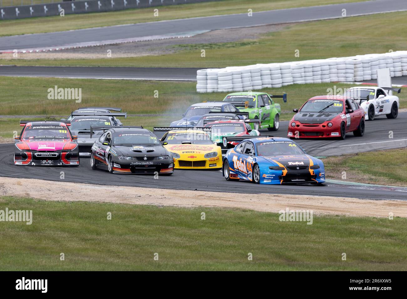 Winton, Australie, 11 juin 2023. National Sports Sedans Series course 3 premier tour pendant Shannons SpeedSeries 2023 - Round 4 au circuit automobile de Winton sur 11 juin 2023 à Winton, en Australie. Crédit : Santanu Banik/Speed Media/Alay Live News Banque D'Images