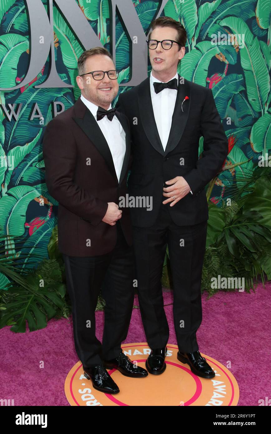 New York, NY, États-Unis. 11th juin 2023. Scott Icenogle et Sean Hayes à l'occasion des Tony Awards annuels 76th au United Palace Theatre on 11 juin 2023 à New York. Crédit : RW/Media Punch/Alamy Live News Banque D'Images
