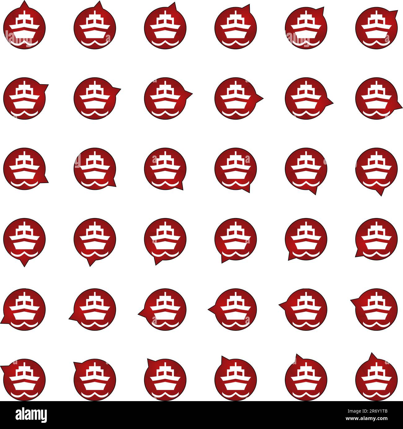 L'image d'un cargo Direction Set - 360 degrés. Illustration de Vecteur