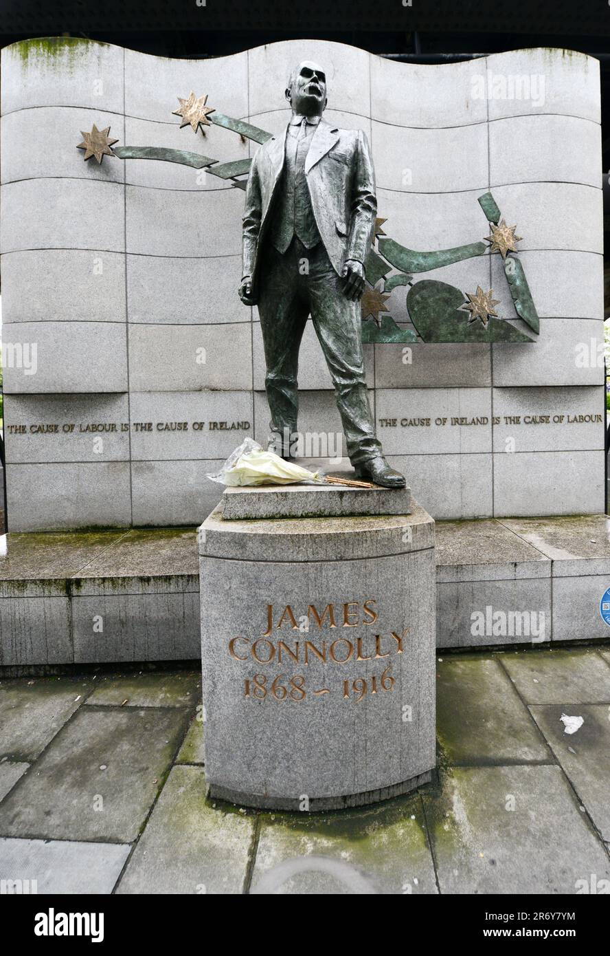 James Connolly Memorial, North Dock, Dublin, Irleland. Banque D'Images