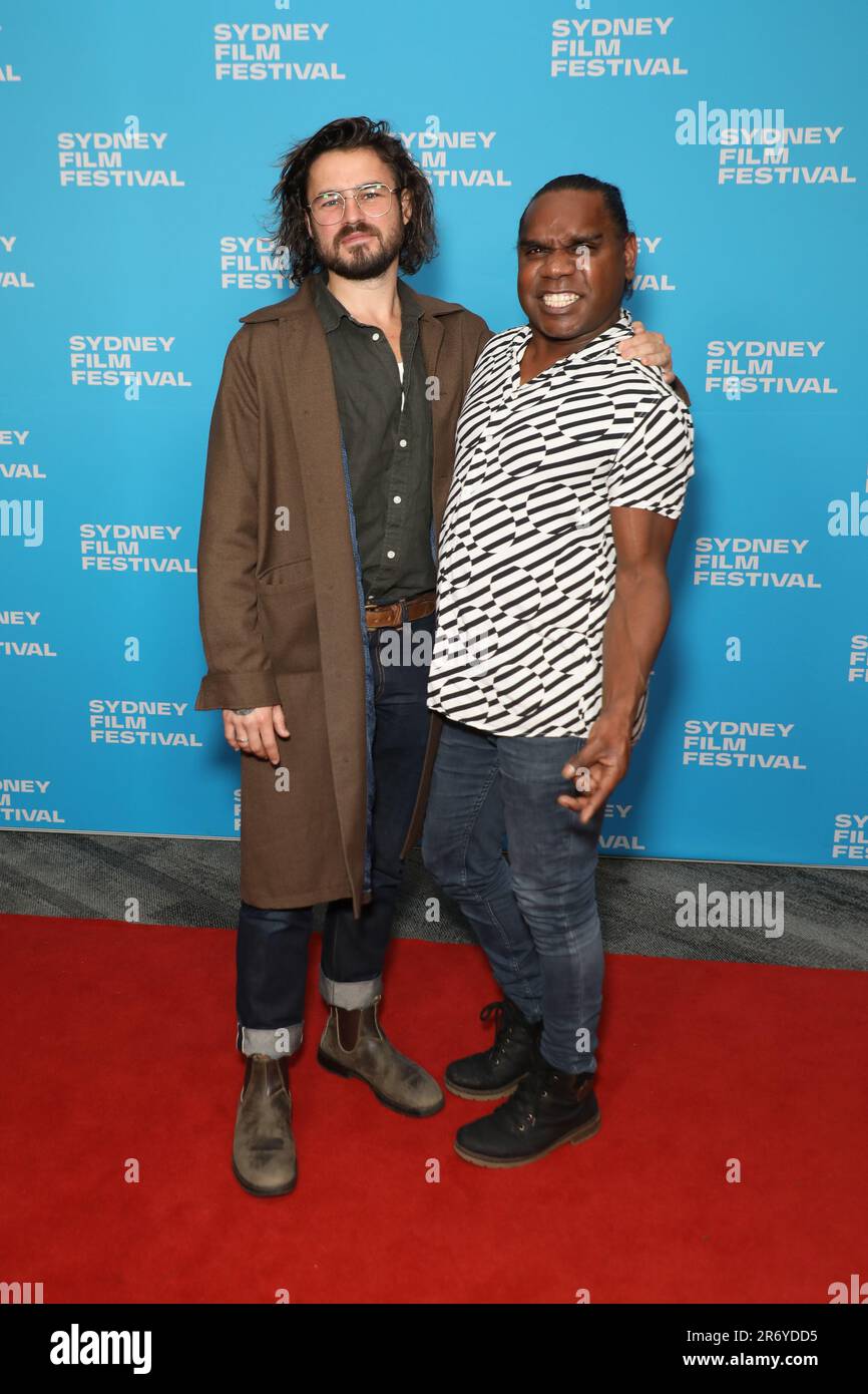 Sydney, Australie. 12th juin 2023. 70th Sydney film Festival: Keeping Hope, première mondiale tapis rouge à Event Cinemas George Street. En photo, G-D : directeurs Matthew Thorne et Derik Lynch. Credit: Richard Milnes/Alamy Live News Banque D'Images