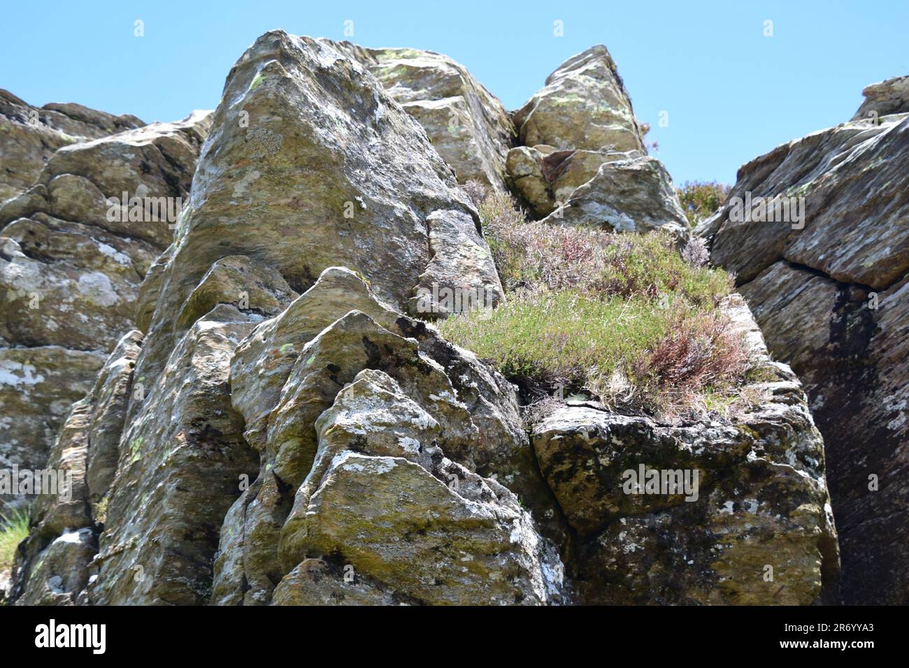 Merveilles de la nature formées en roche Banque D'Images