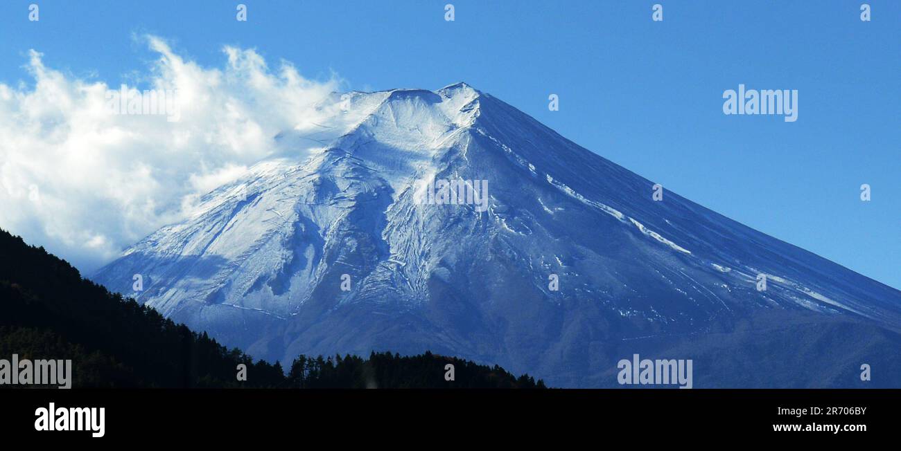 Le Mont Fuji, au Japon. Banque D'Images