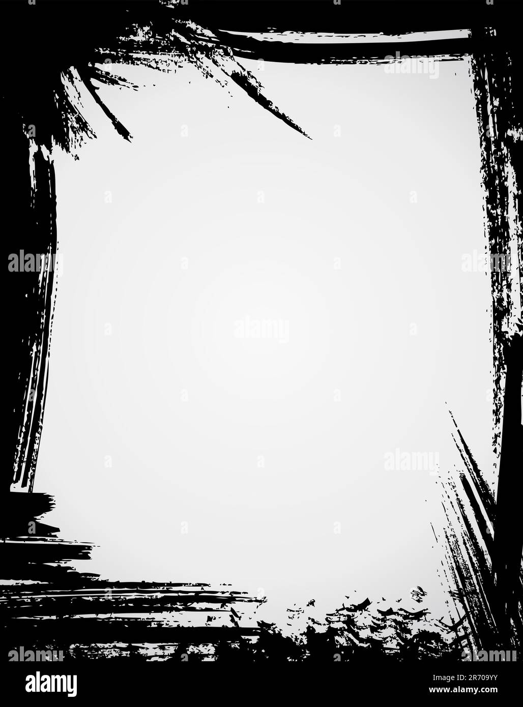 Cadre de couleur noire. Illustration de Vecteur