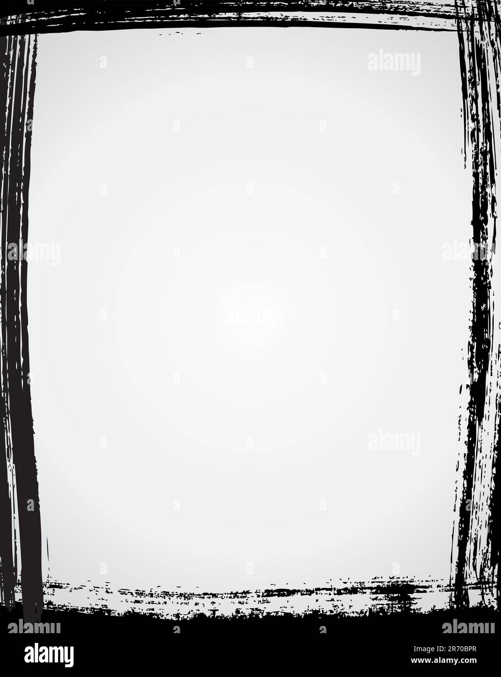 Cadre de couleur noire. Illustration de Vecteur