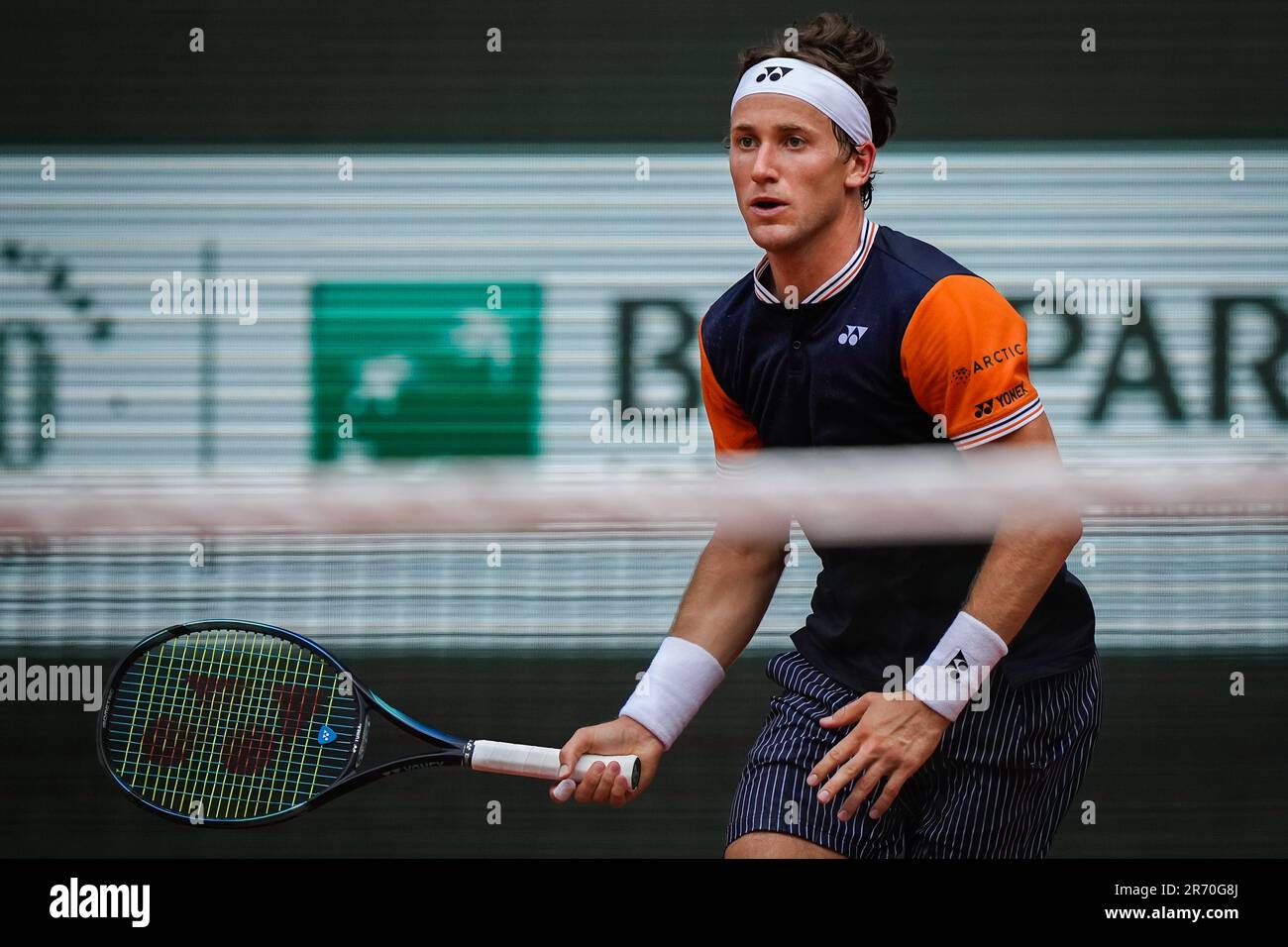 Paris, France 20230611.Casper Ruud lors de la finale de tennis au tournoi Roland-Garros entre Casper Ruud et Novak Djokovic de Serbie. Photo: Beate Oma Dahle / NTB Banque D'Images