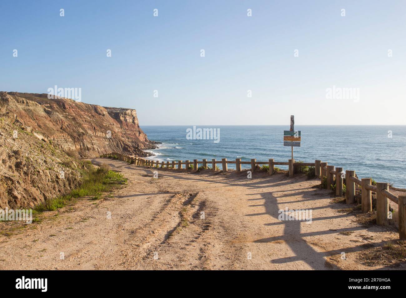 Praia de Cambelas e Praia do Baio Torres Vedras Portugal Banque D'Images