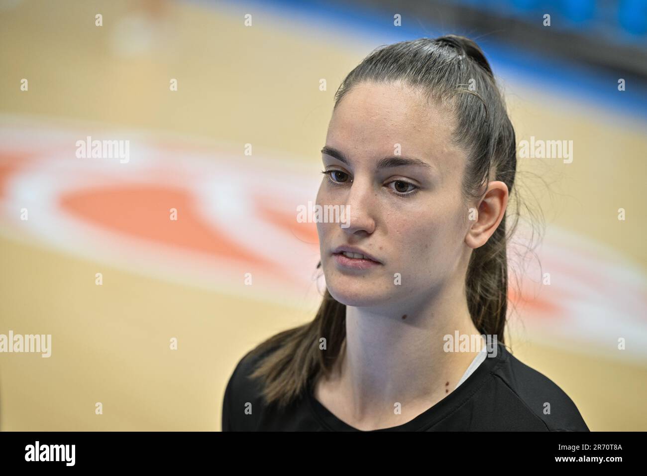 Israël, Prague. 12th juin 2023. Simona Sklenarova parle aux