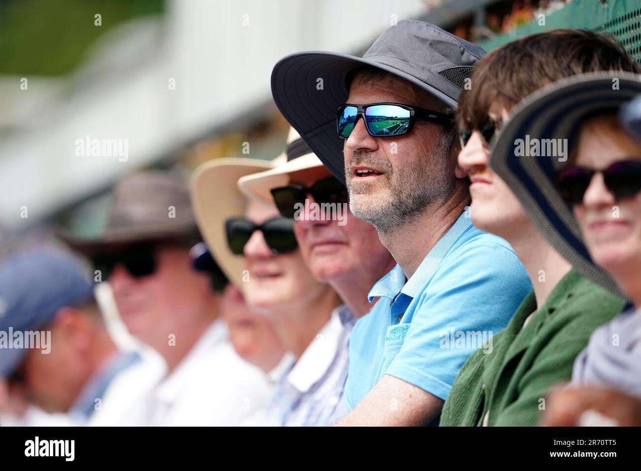 Une vue générale des spectateurs pendant la première journée de l'Open Rothesay 2023 au centre de tennis de Nottingham. Date de la photo: Lundi 12 juin 2023. Banque D'Images