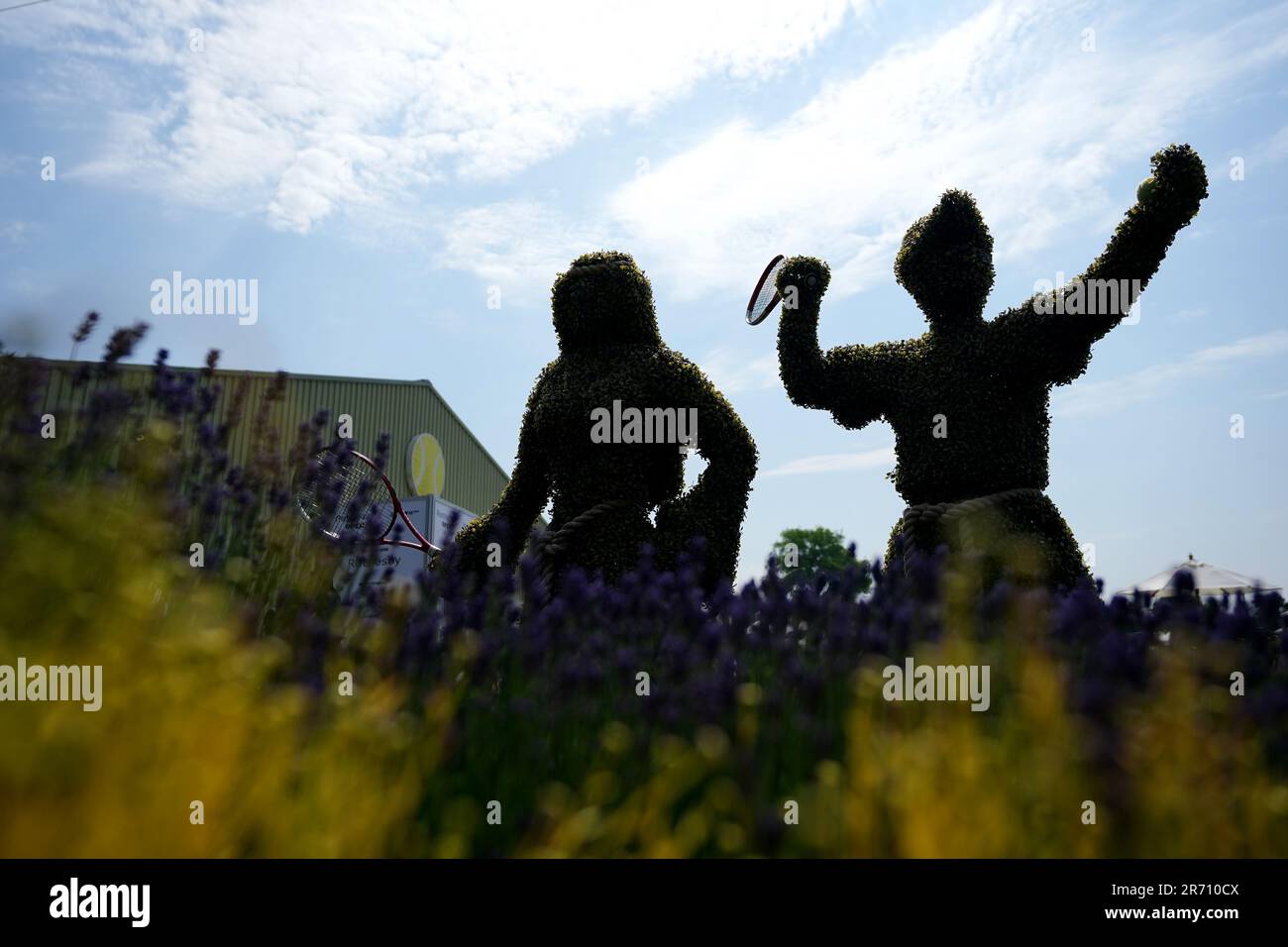 Une vue générale pendant le premier jour de l'Open Rothesay 2023 au centre de tennis de Nottingham. Date de la photo: Lundi 12 juin 2023. Banque D'Images