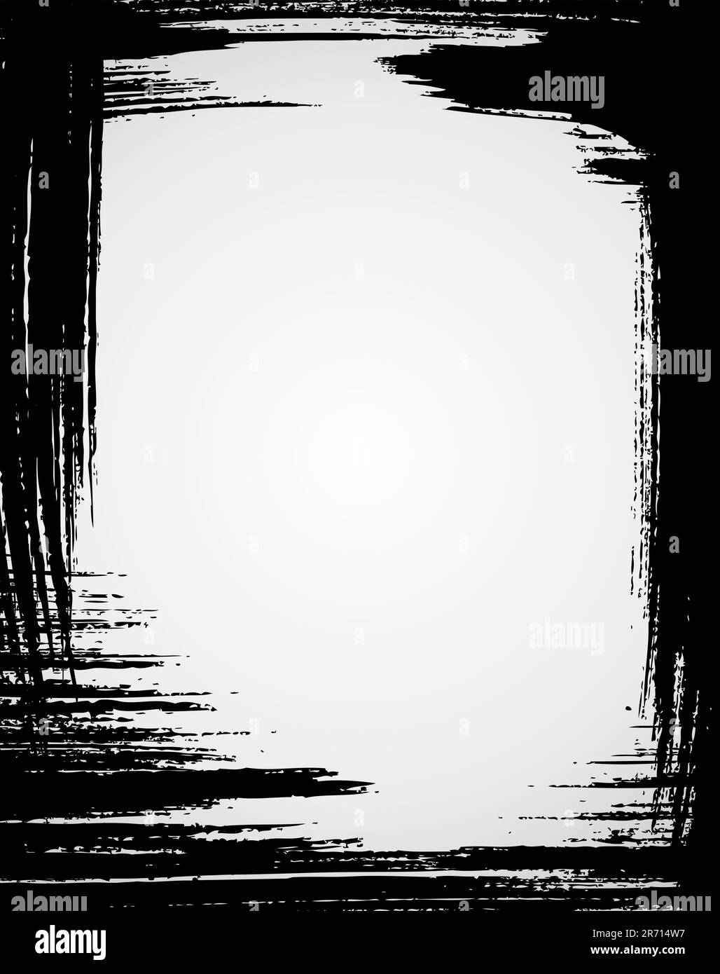 Cadre de couleur noire. Illustration de Vecteur