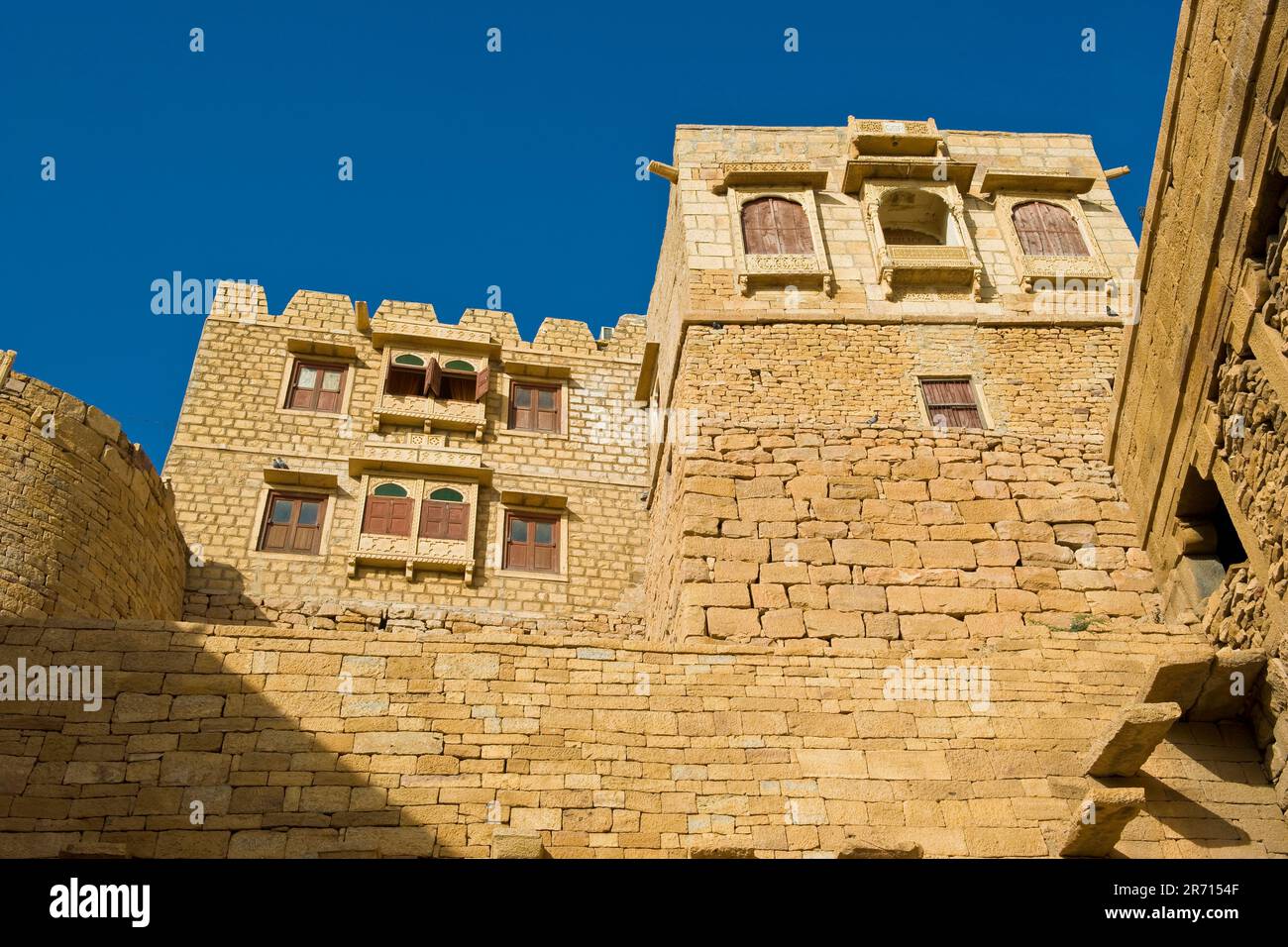 Fort. Jaisalmer. Rajasthan. Inde Banque D'Images