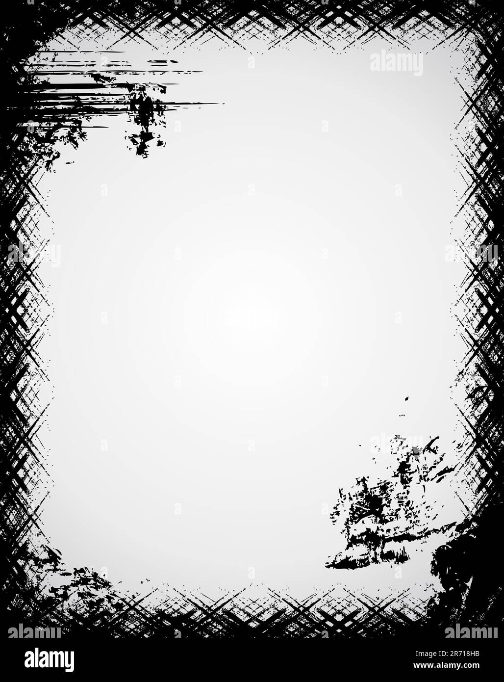 Cadre de couleur noire. Illustration de Vecteur