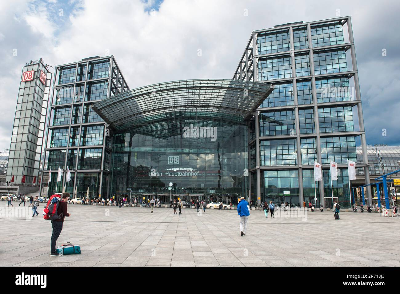 Allemagne. Berlin. Berlin Hauptbahnhof Banque D'Images