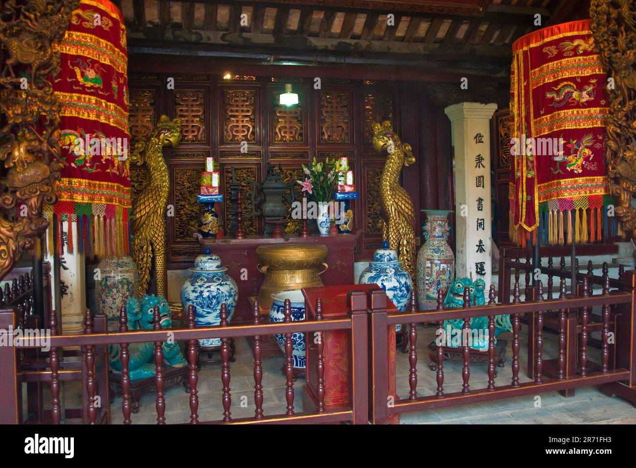 Den Ngoc Son, Jade Mountain temple, temple bouddhiste, Hanoi, Vietnam Banque D'Images
