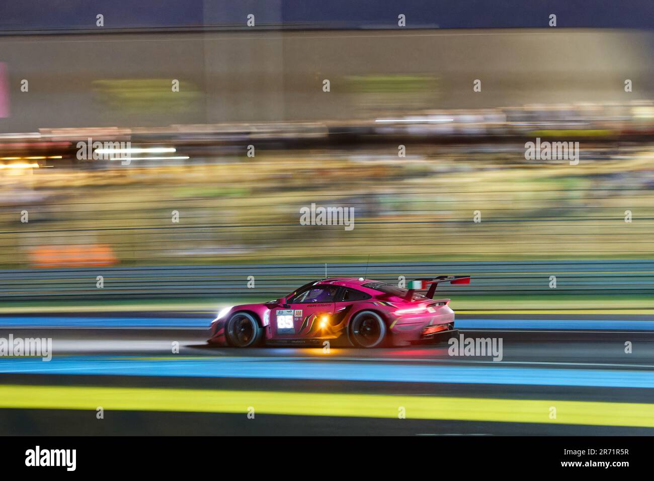 Le Mans, France. 10th juin 2023. 85 BOVY Sarah (bel), GATTING Michelle (dnk), FREY Rahel (Ier), Iron Dames, Porsche 911 RSR - 19, action pendant les 24 heures du Mans 2023 sur le circuit des 24 heures du Mans de 10 juin à 11, 2023 au Mans, France - photo Alexandre Guillaumot/DPPI crédit: DPPI Media/Alamy Live News Banque D'Images