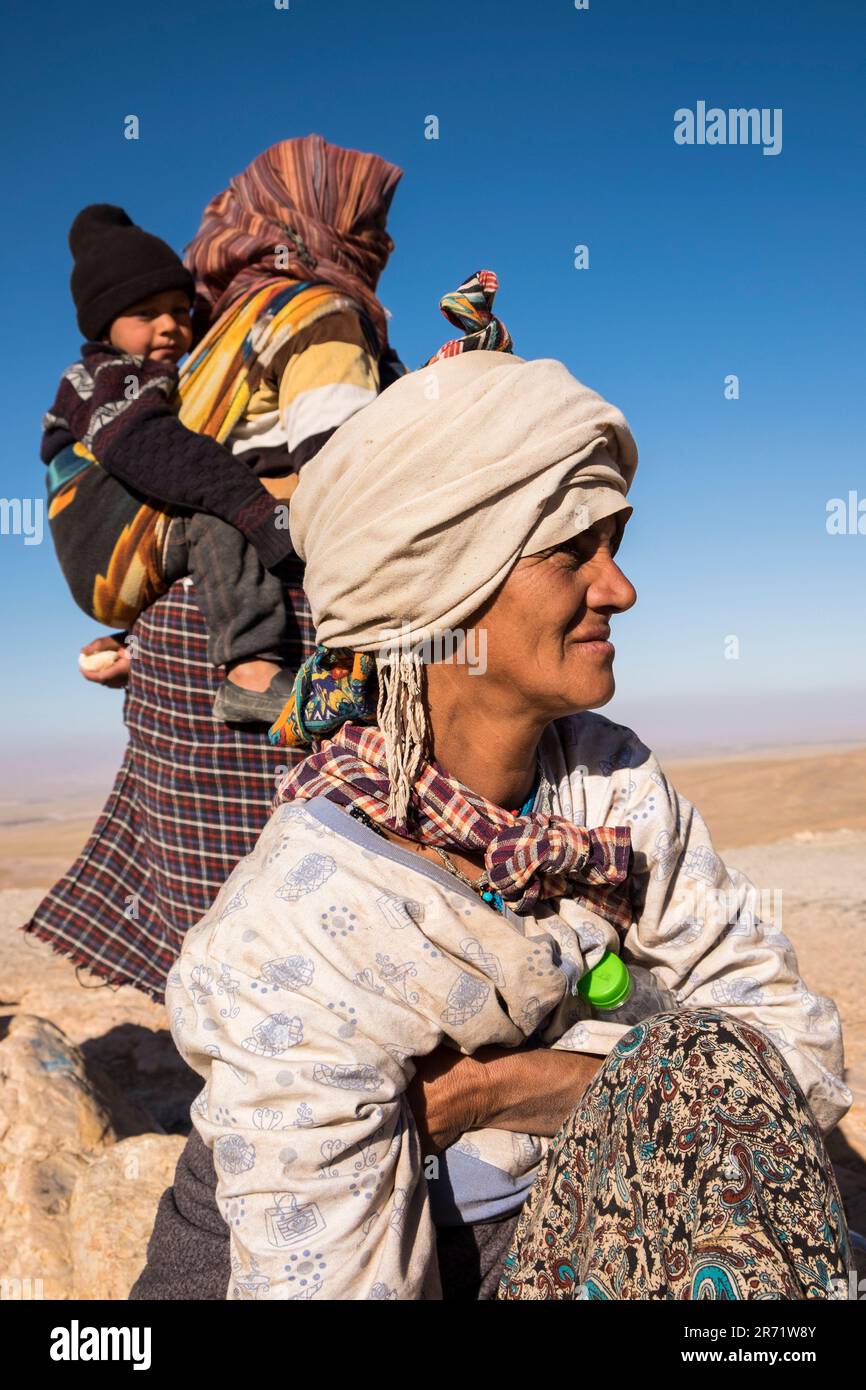 Maroc. Atlas. femme berbère Banque D'Images