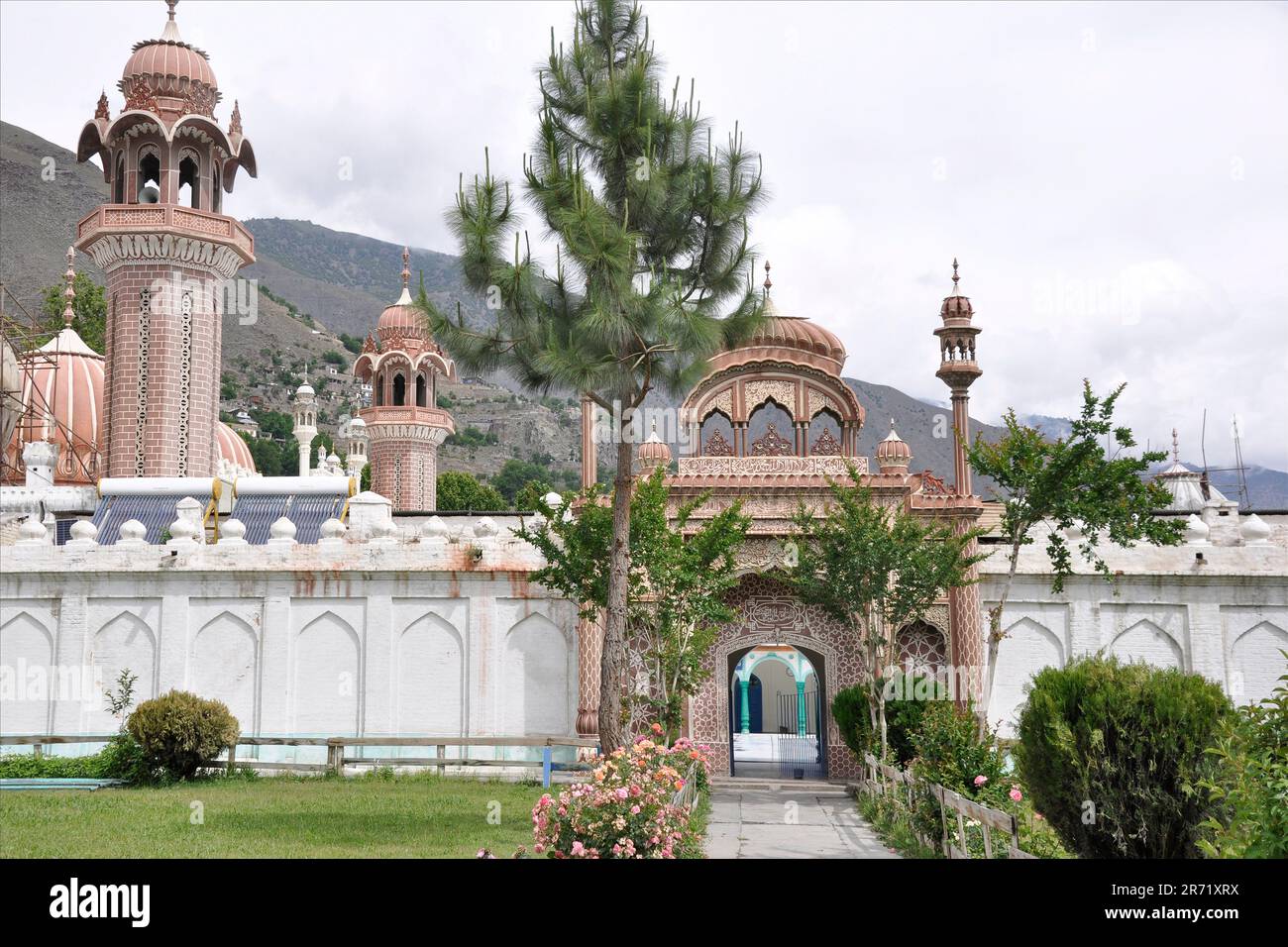Pakistan. Mosquée Chitral Banque D'Images