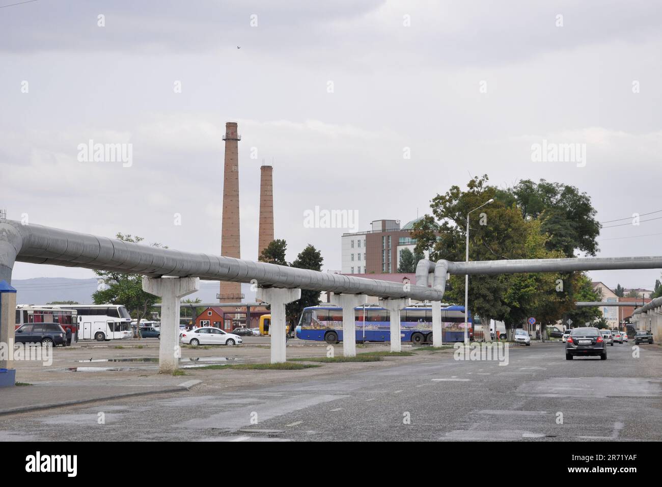 Russie. Tchétchénie. Grozny. la ville Banque D'Images