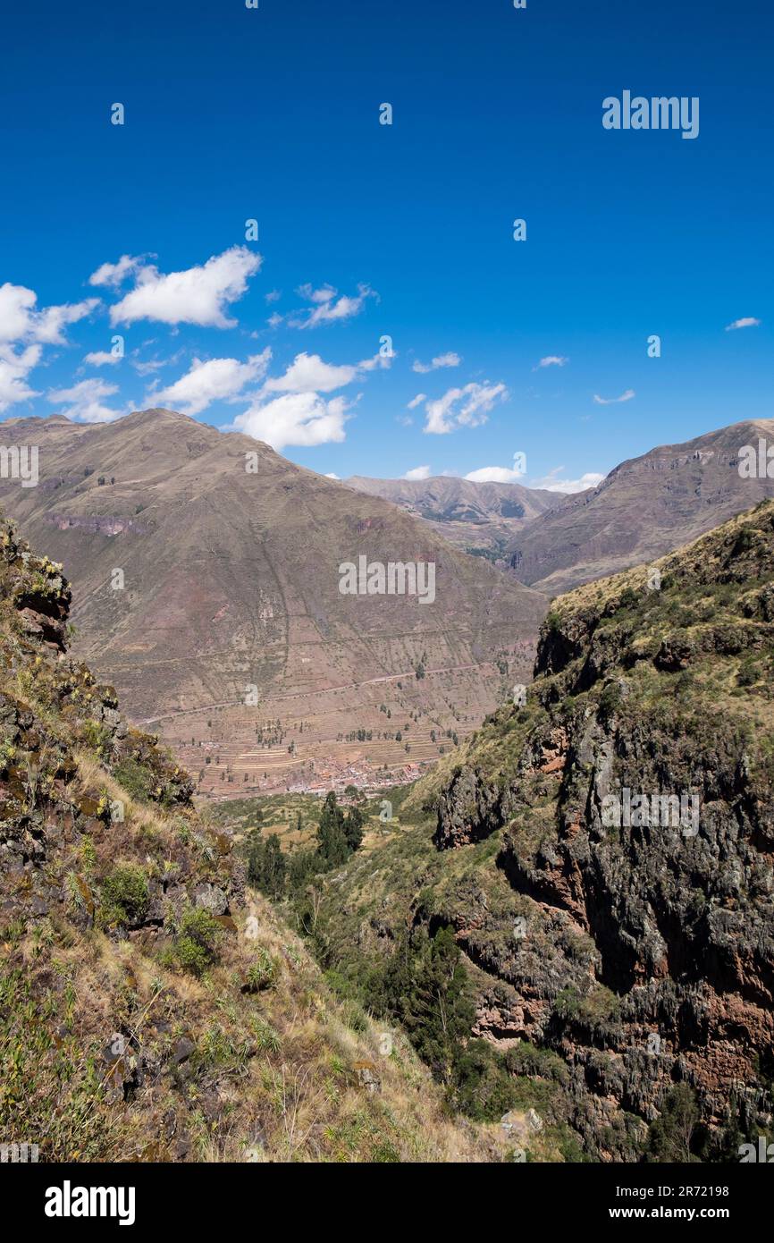 Pérou. ruines de pisac Banque D'Images