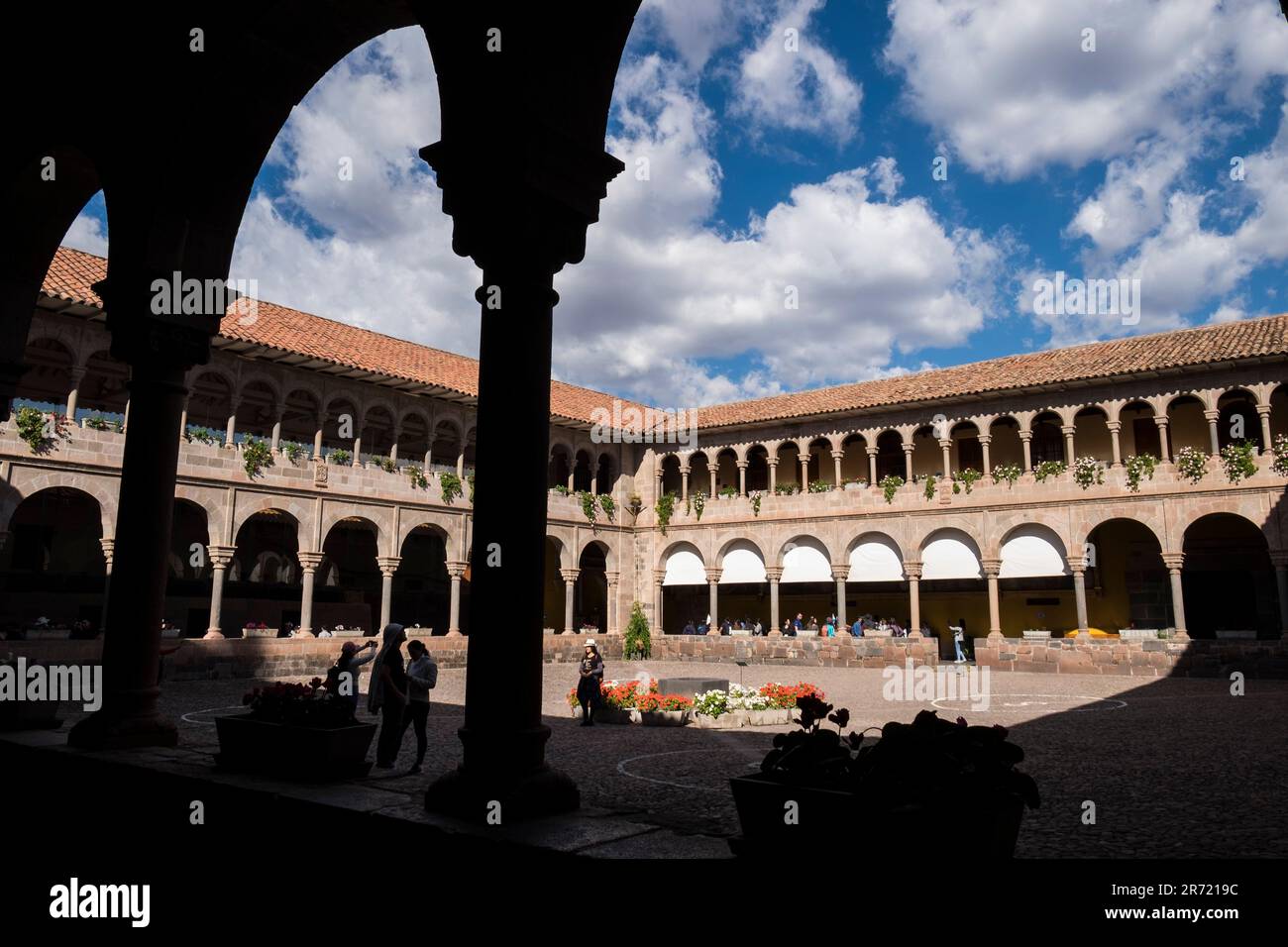 Couvent de saint-domingue. temple de la coricancha. cusco. pérou Banque D'Images