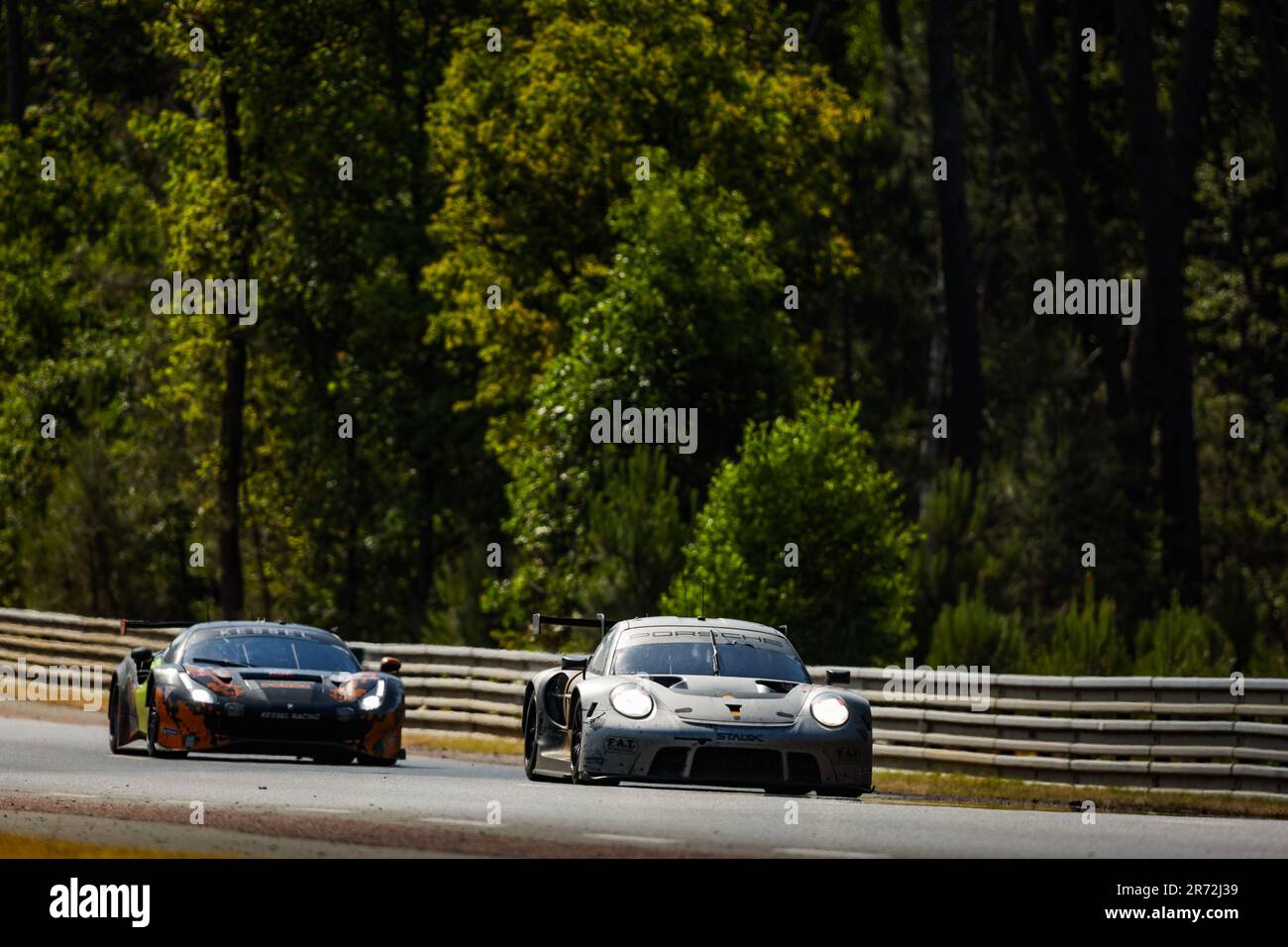 911 FASSBENDER Michael (irl), RUMP Martin (est), LIETZ Richard (aut), Proton Competition, Porsche 911 RSR - 19, action, pendant les 24 heures du Mans 2023 sur le circuit des 24 heures du Mans de 10 juin à 11, 2023 au Mans, France - photo: Florent Gooden/DPPI/LiveMedia Banque D'Images